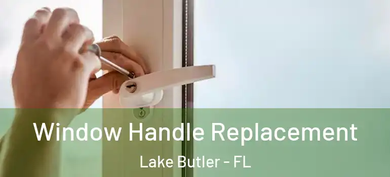  Window Handle Replacement Lake Butler - FL